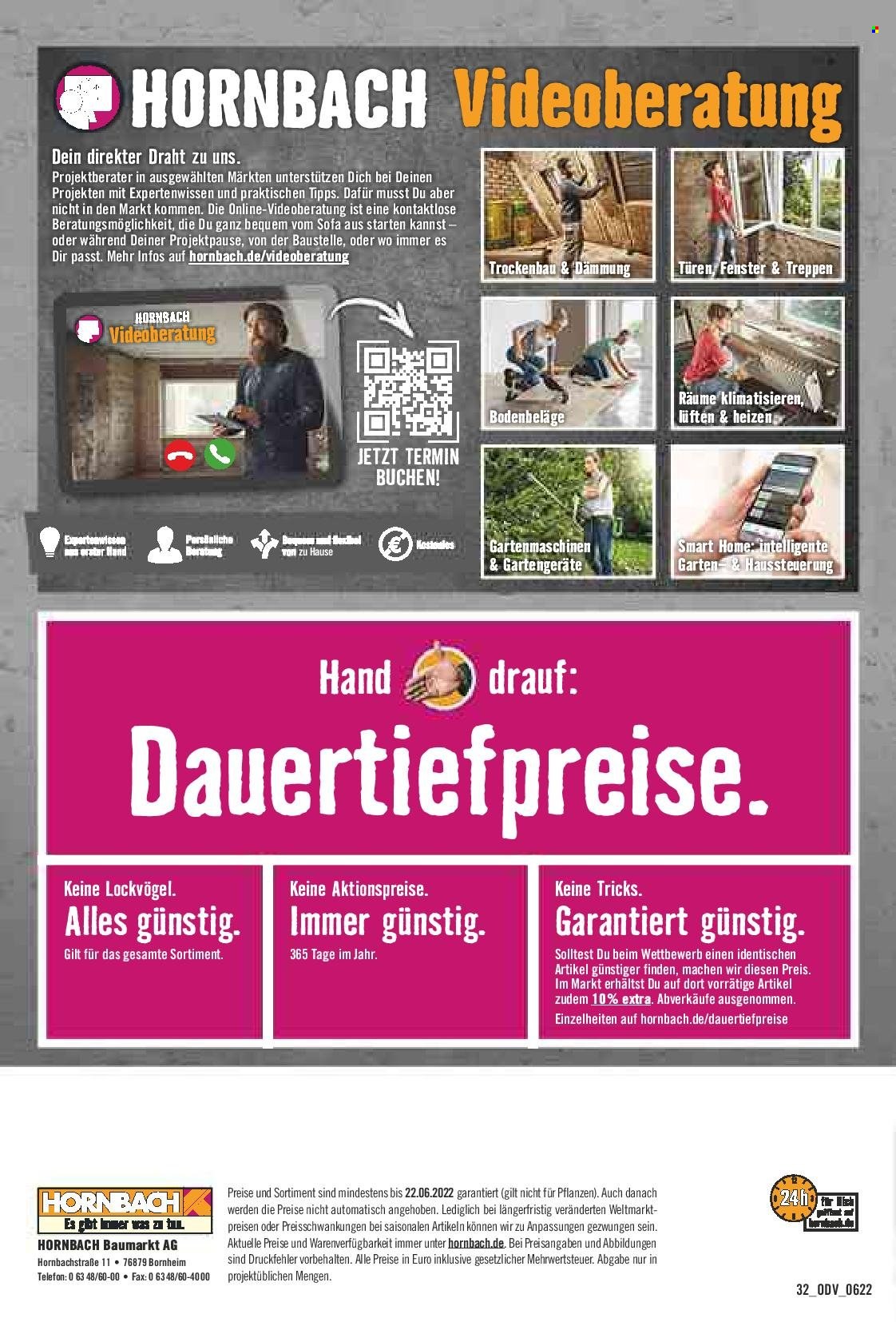 Hornbach Prospekte  - 26.05.2022 - 22.06.2022. Seite 32