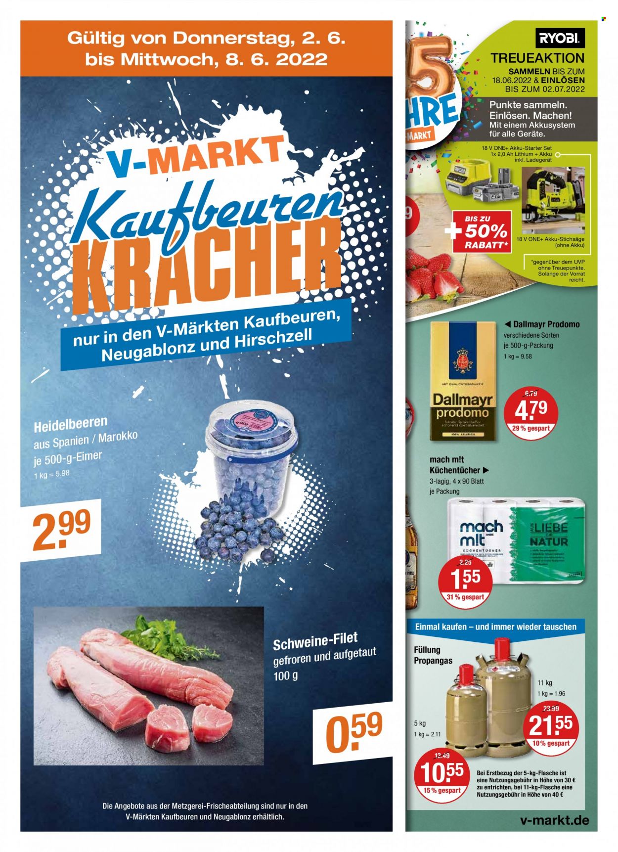 V-Markt Prospekte  - 2.06.2022 - 8.06.2022. Seite 1