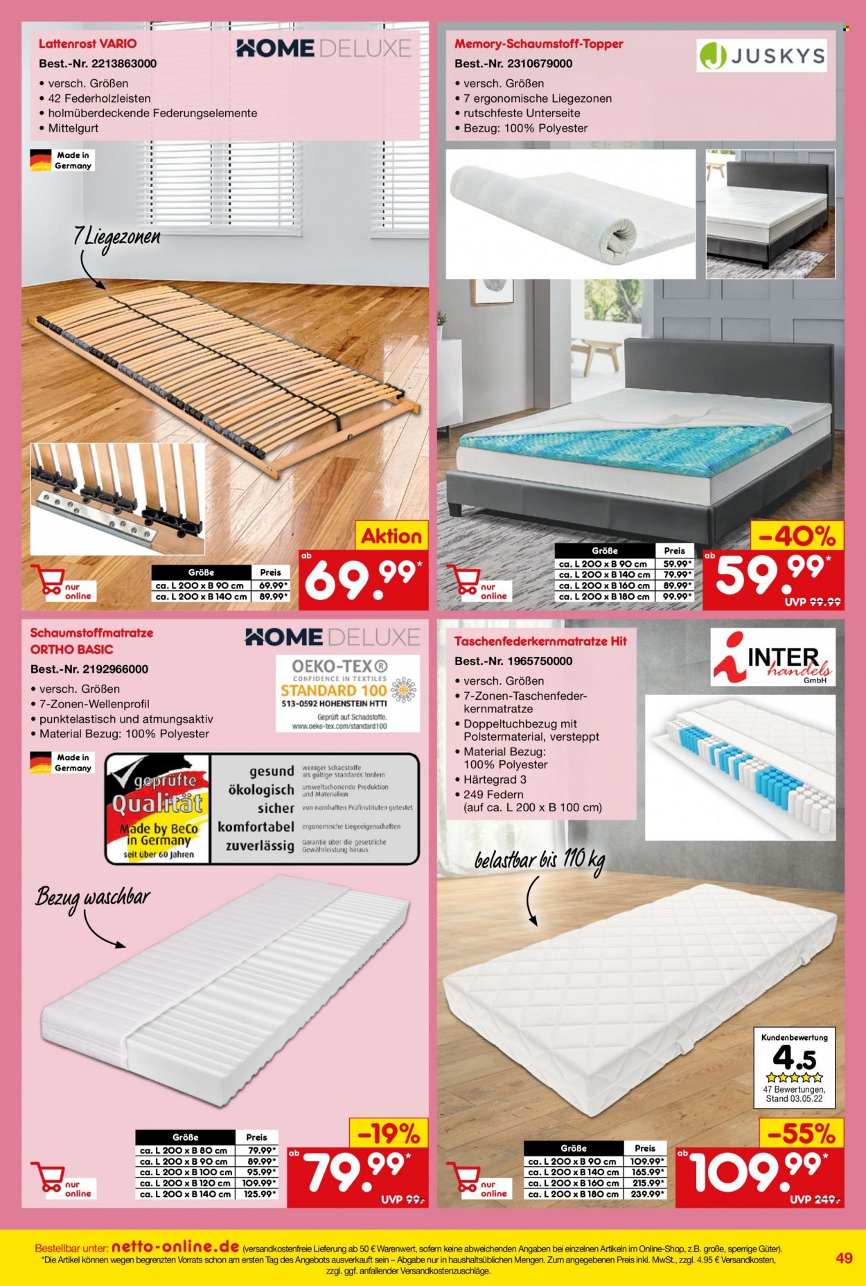 Netto Marken-Discount Prospekte  - 27.05.2022 - 30.06.2022. Seite 49