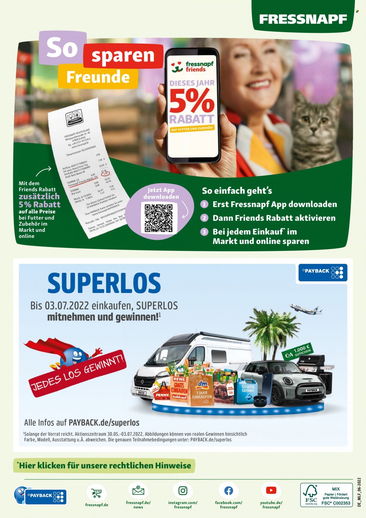 Fressnapf Prospekte  - 7.06.2022 - 11.06.2022. Seite 16