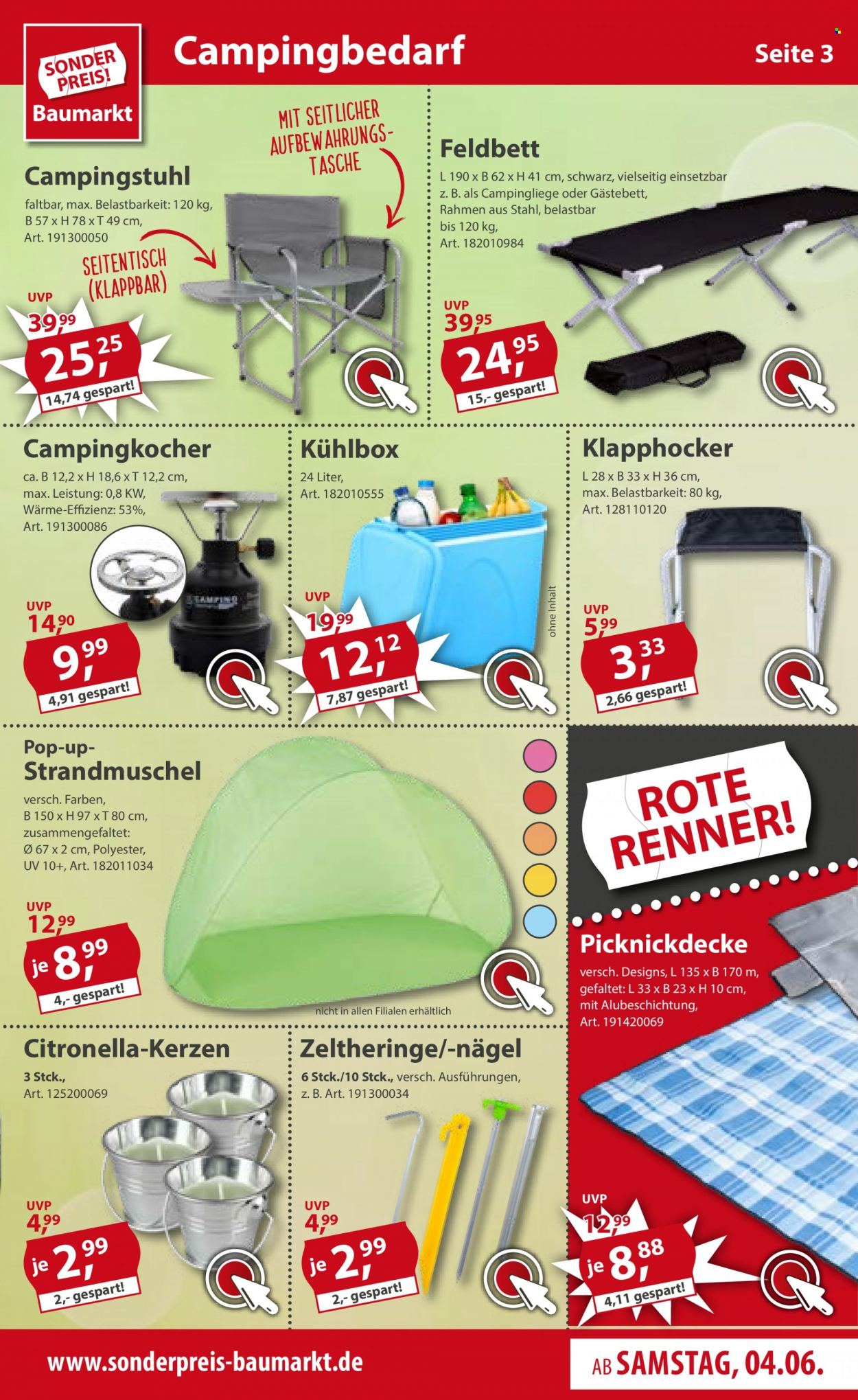 Sonderpreis-Baumarkt Prospekte  - 4.06.2022 - 10.06.2022. Seite 3