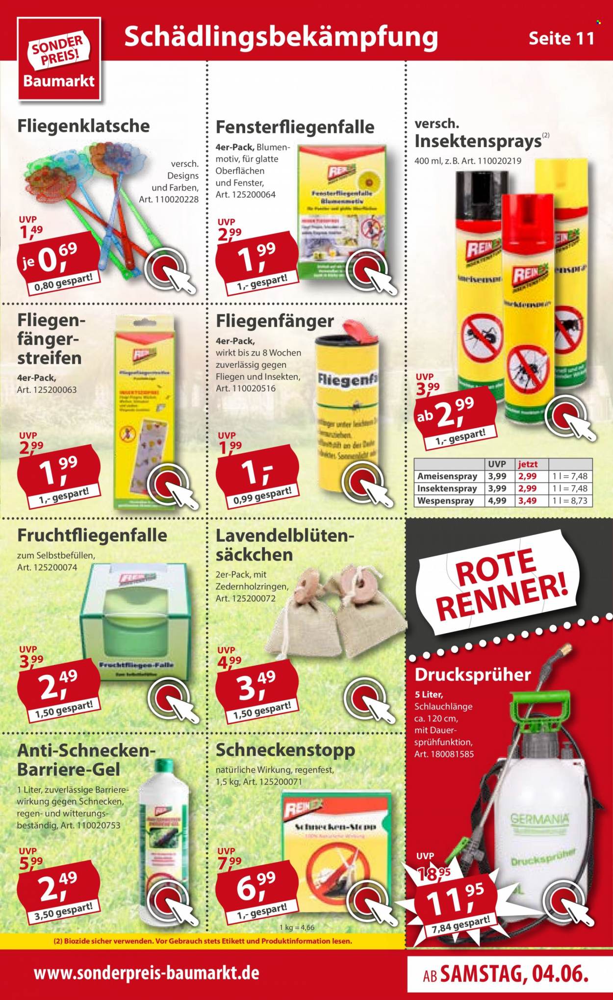 Sonderpreis-Baumarkt Prospekte  - 4.06.2022 - 10.06.2022. Seite 11