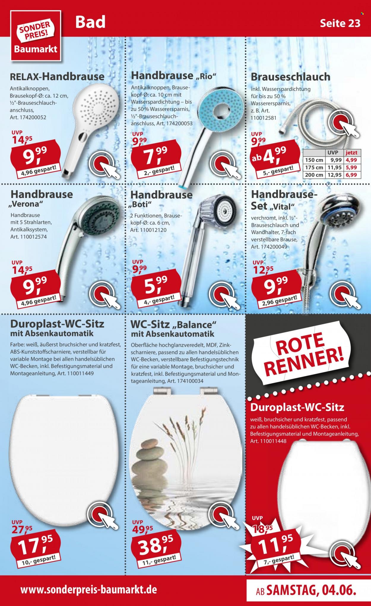 Sonderpreis-Baumarkt Prospekte  - 4.06.2022 - 10.06.2022. Seite 23