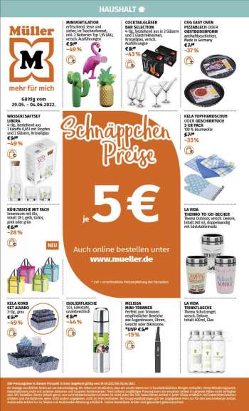 Prospekte Müller - 29.05.2022 - 4.06.2022.