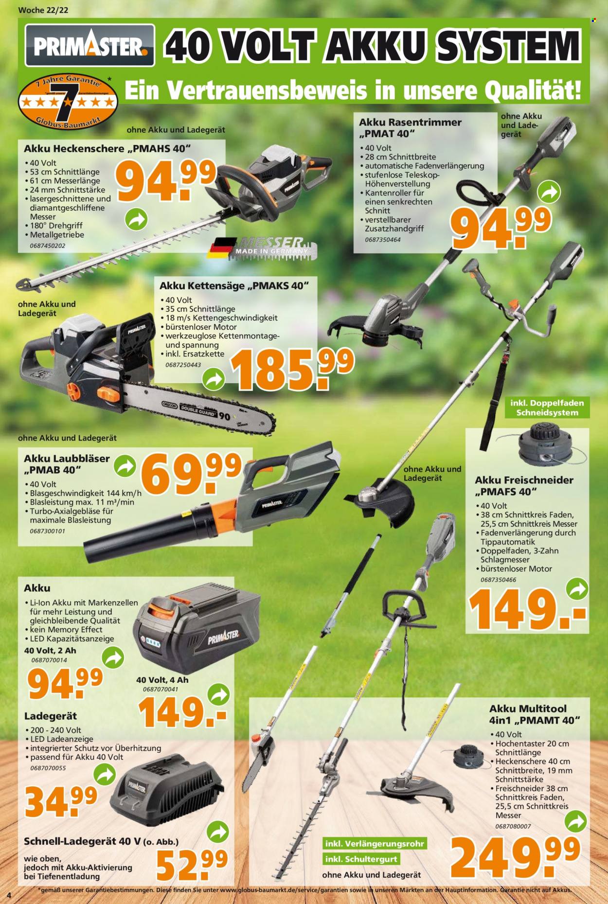 Globus Baumarkt Prospekte  - 30.05.2022 - 4.06.2022. Seite 4