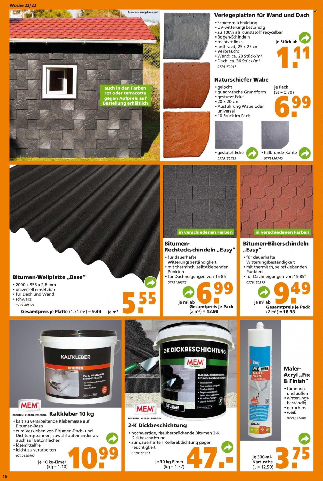 Globus Baumarkt Prospekte  - 30.05.2022 - 4.06.2022. Seite 16