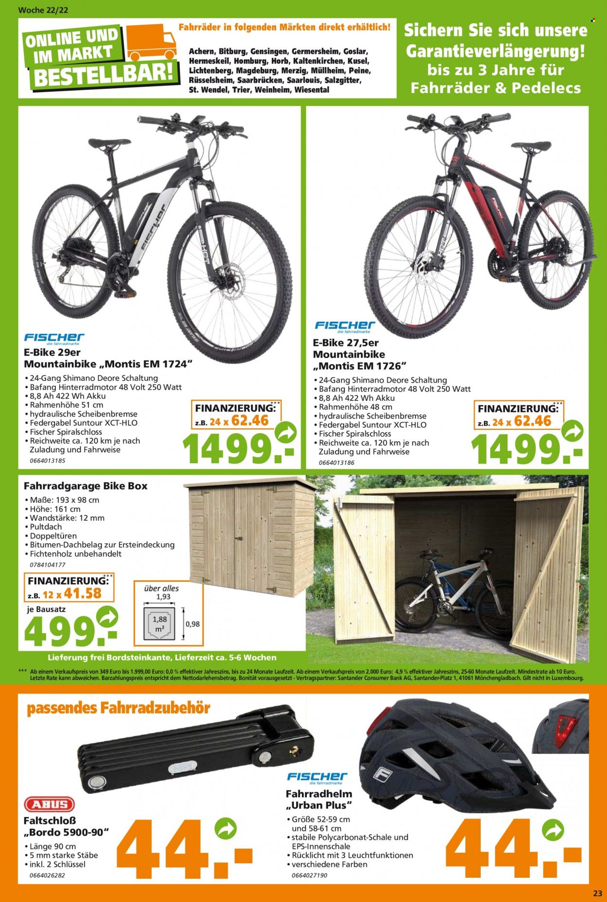Globus Baumarkt Prospekte  - 30.05.2022 - 4.06.2022. Seite 23