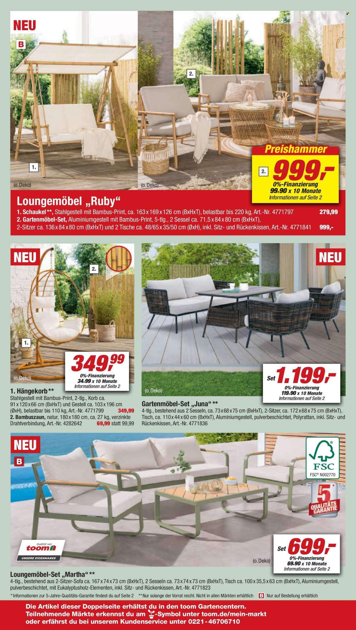 toom Baumarkt Prospekte  - 4.06.2022 - 10.06.2022. Seite 10