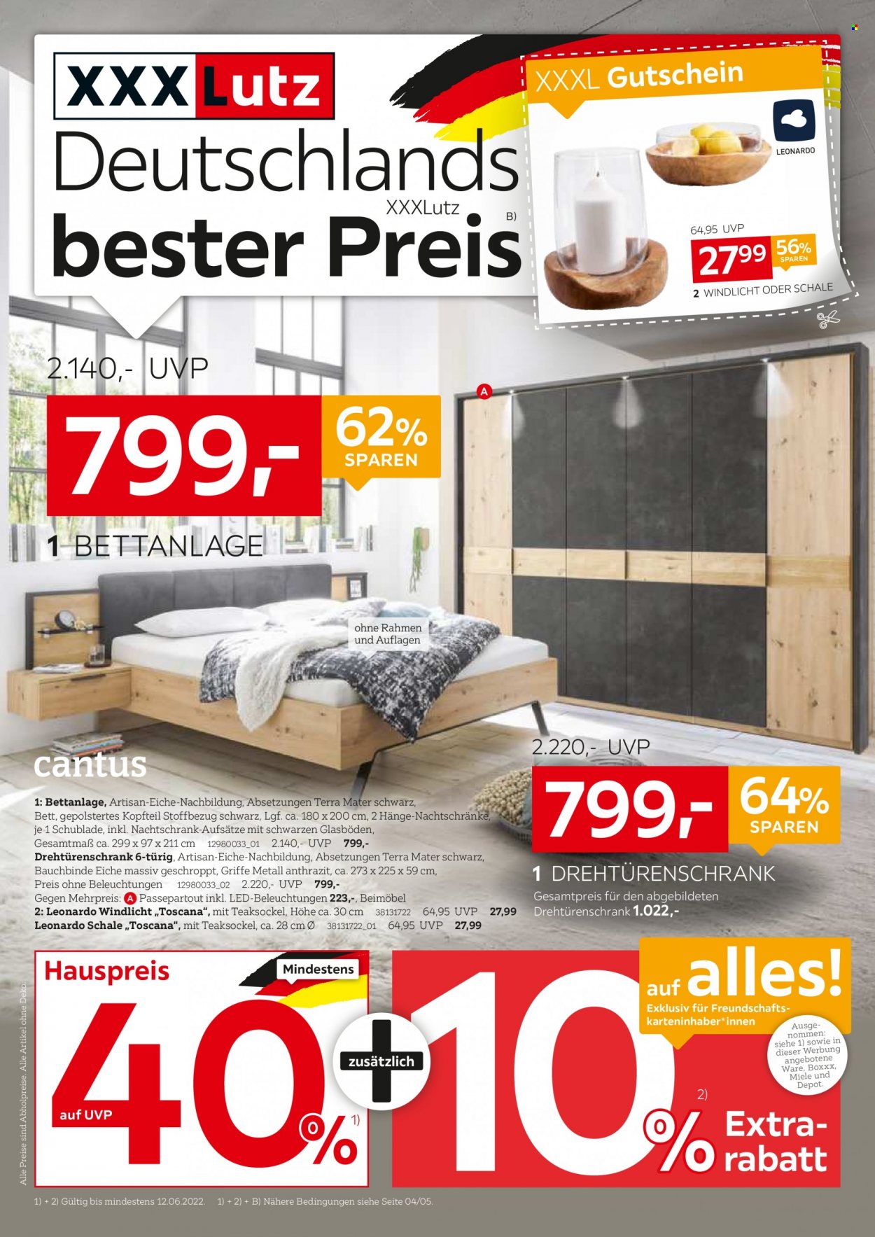 XXXLutz Prospekte  - 30.05.2022 - 5.06.2022. Seite 1