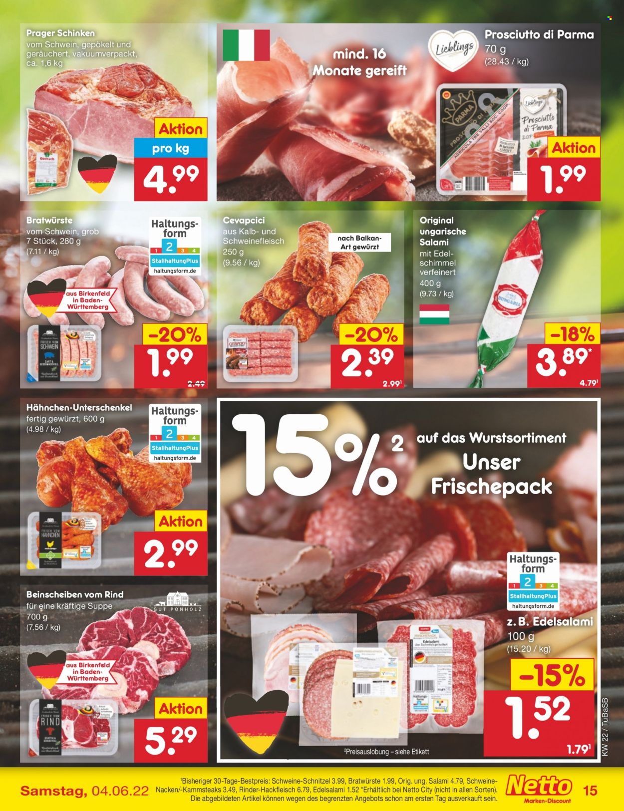 Netto Marken-Discount Prospekte  - 30.05.2022 - 4.06.2022. Seite 15