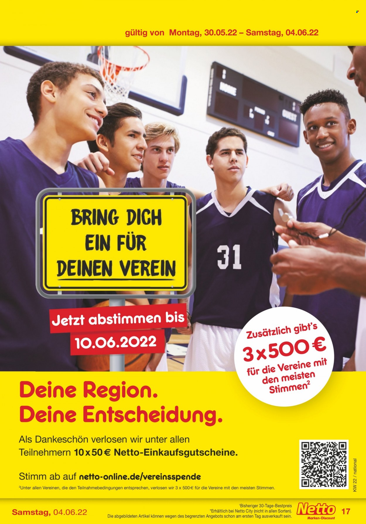 Netto Marken-Discount Prospekte  - 30.05.2022 - 4.06.2022. Seite 17