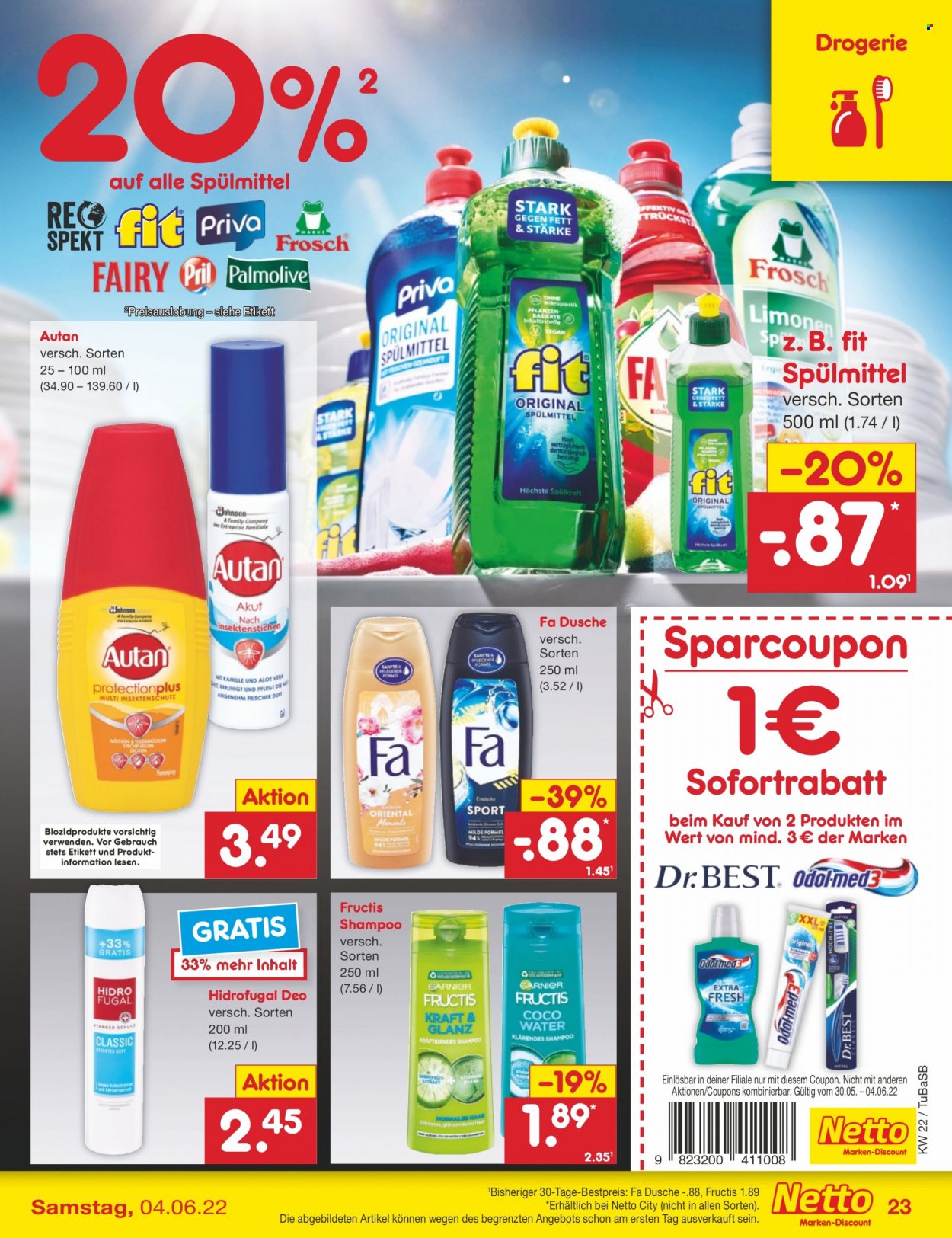 Netto Marken-Discount Prospekte  - 30.05.2022 - 4.06.2022. Seite 23