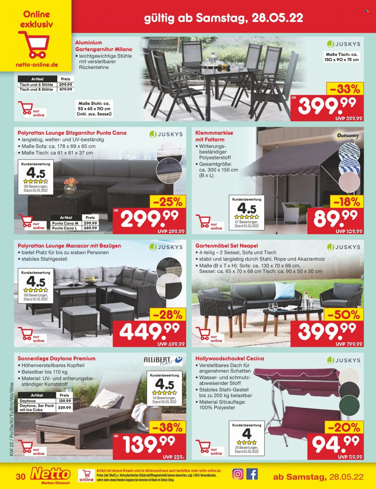 Netto Marken-Discount Prospekte  - 30.05.2022 - 4.06.2022. Seite 30