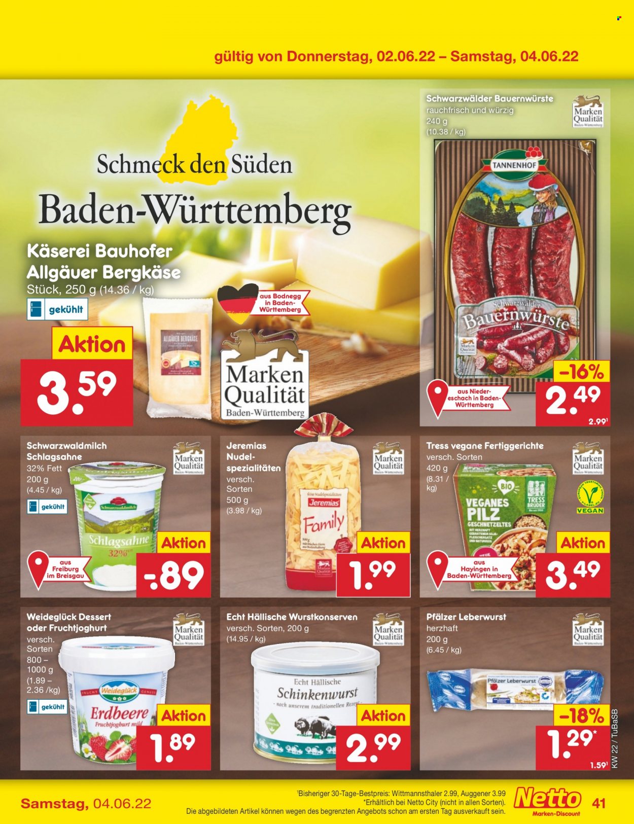 Netto Marken-Discount Prospekte  - 30.05.2022 - 4.06.2022. Seite 41