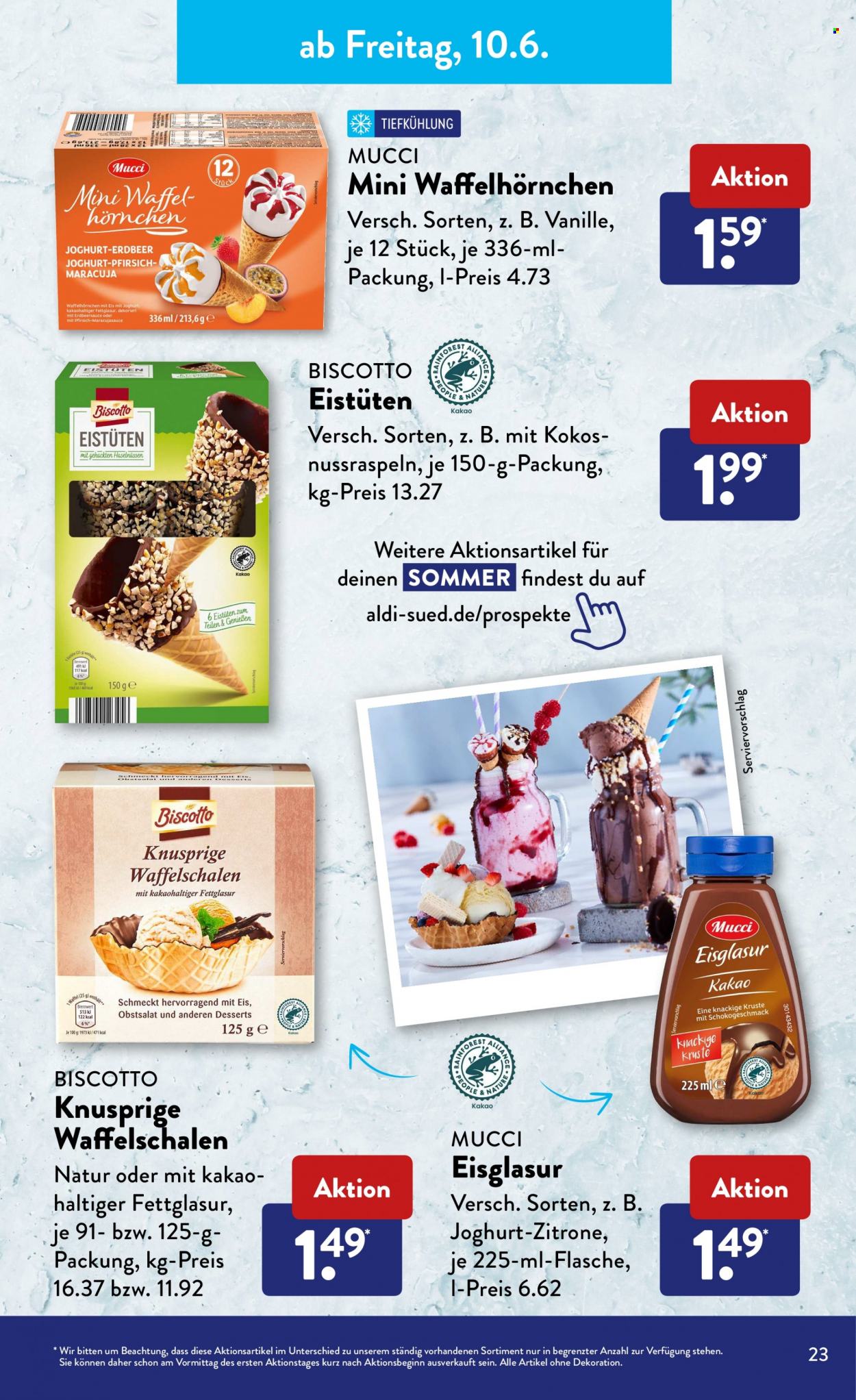 ALDI SÜD Prospekte  - 1.06.2022 - 30.06.2022. Seite 23