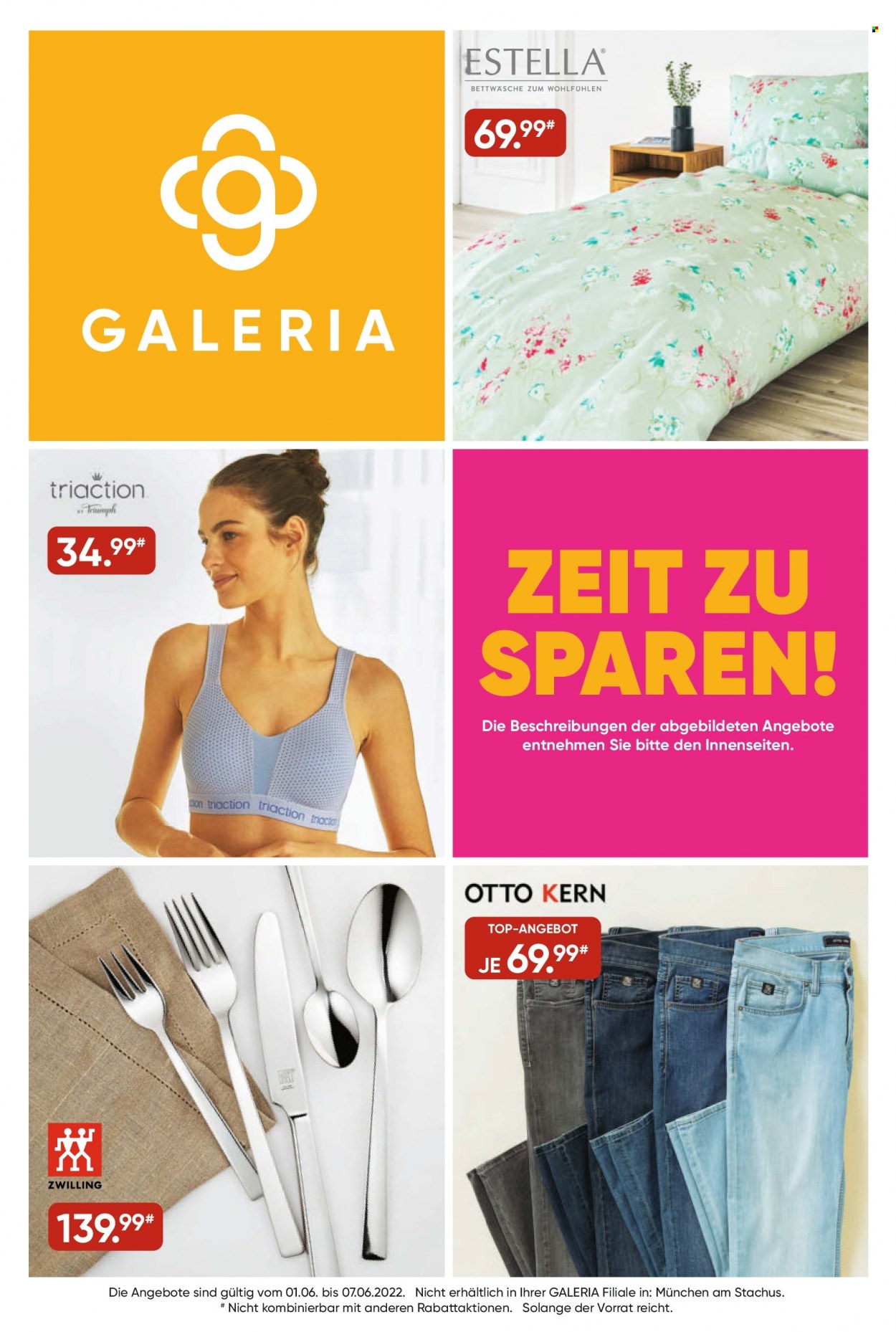 GALERIA Karstadt Kaufhof Prospekte  - 1.06.2022 - 7.06.2022. Seite 1