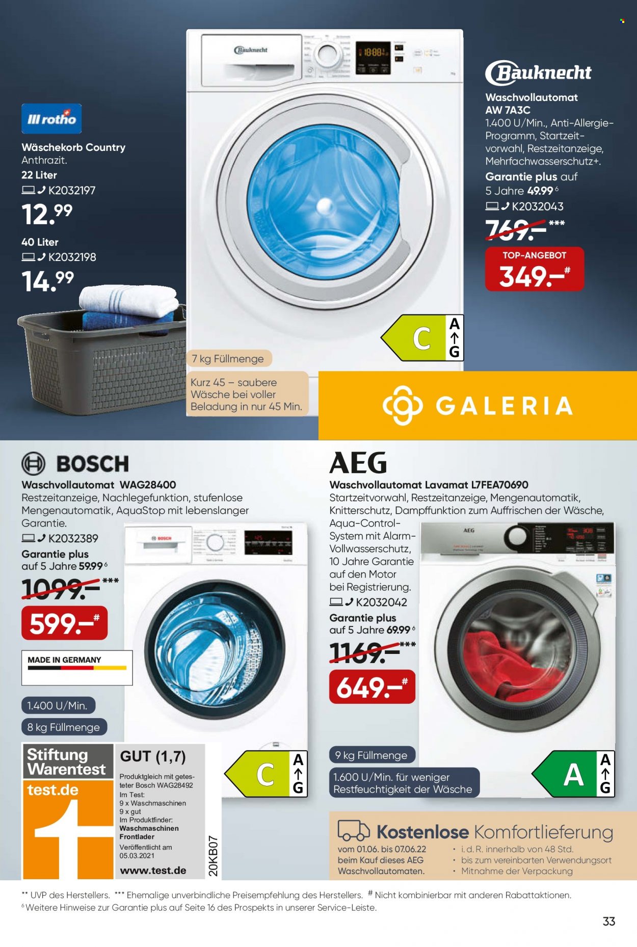 GALERIA Karstadt Kaufhof Prospekte  - 1.06.2022 - 7.06.2022. Seite 33