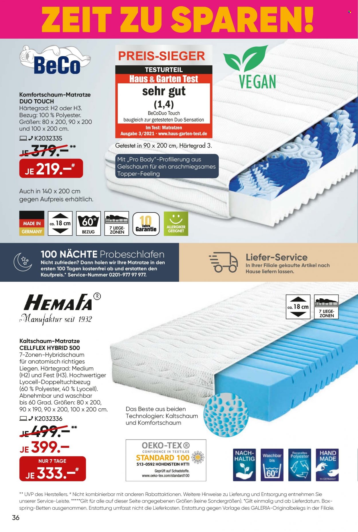 GALERIA Karstadt Kaufhof Prospekte  - 1.06.2022 - 7.06.2022. Seite 36