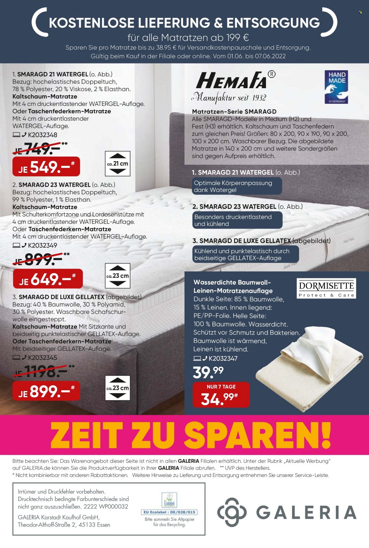 GALERIA Karstadt Kaufhof Prospekte  - 1.06.2022 - 7.06.2022. Seite 40