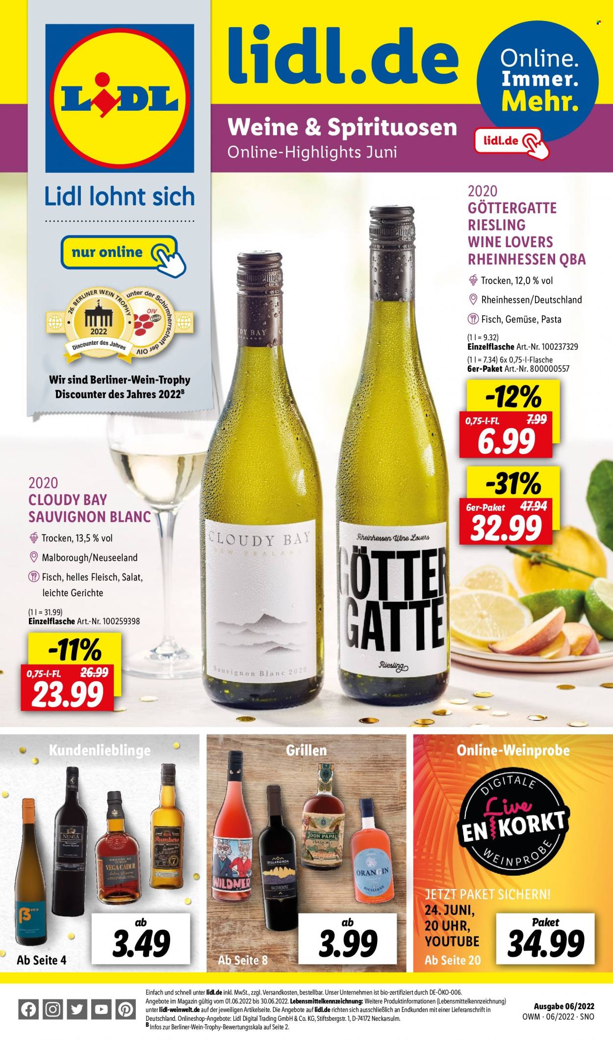 Lidl Prospekte  - 1.06.2022 - 30.06.2022. Seite 1