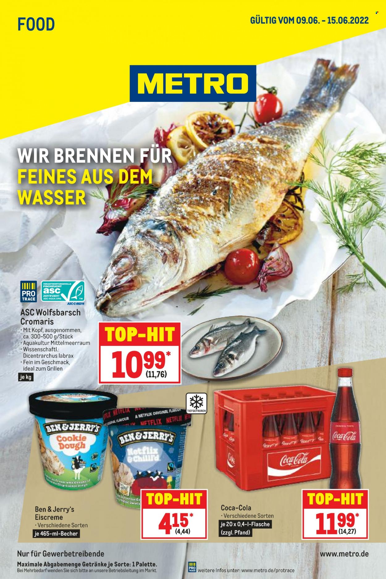 Metro Prospekte  - 9.06.2022 - 15.06.2022. Seite 1