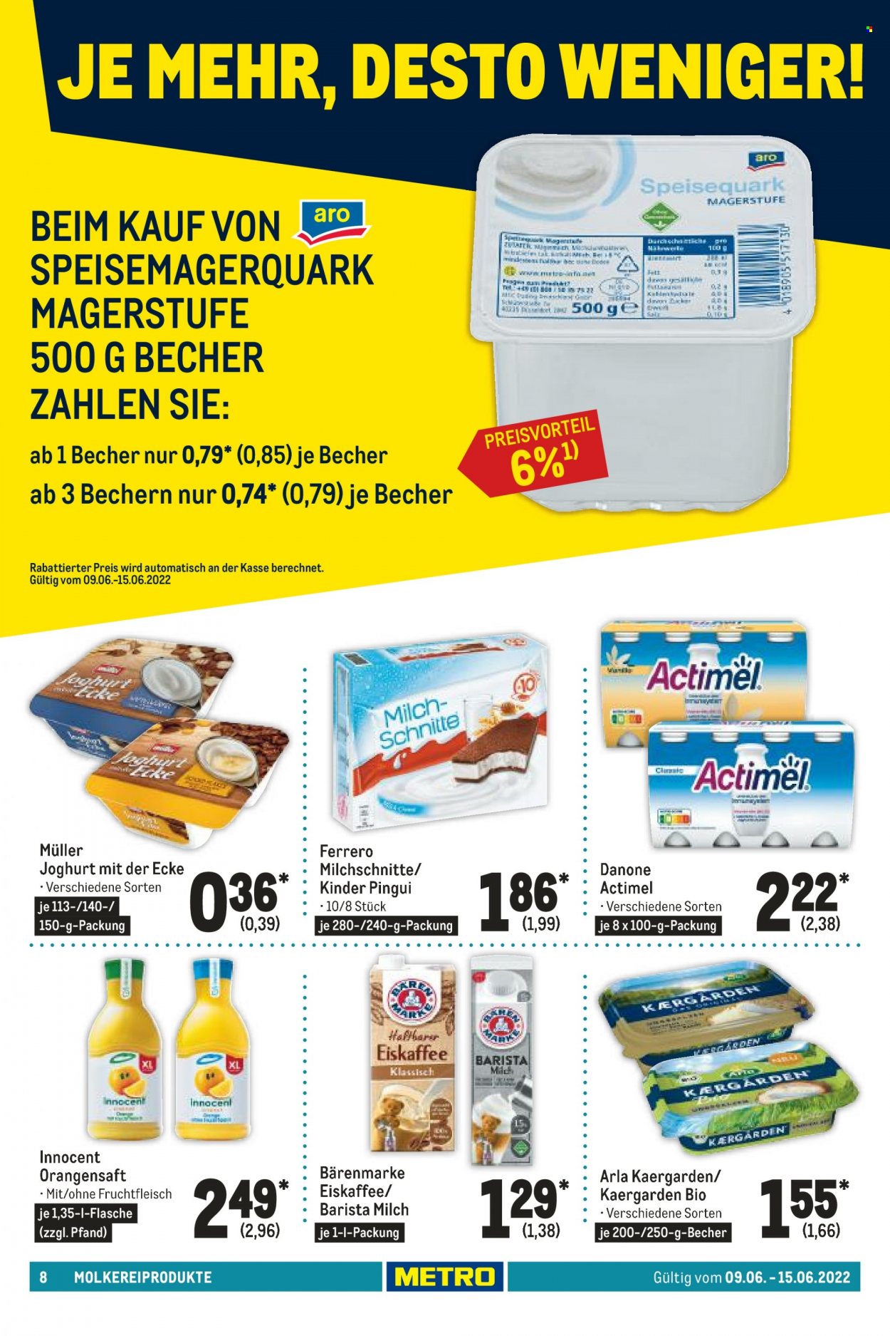 Metro Prospekte  - 9.06.2022 - 15.06.2022. Seite 8