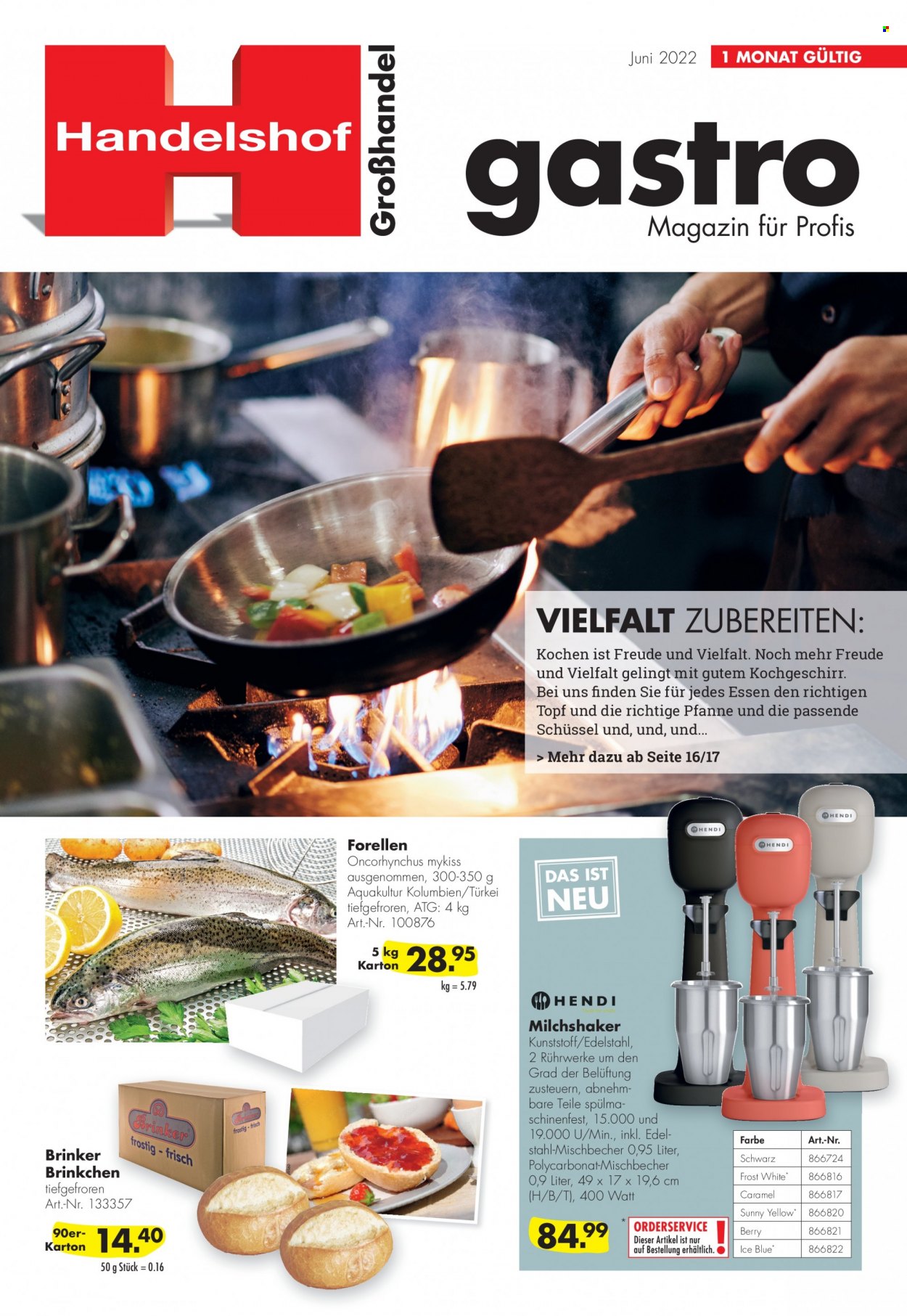 Handelshof Prospekte  - 1.06.2022 - 30.06.2022. Seite 1