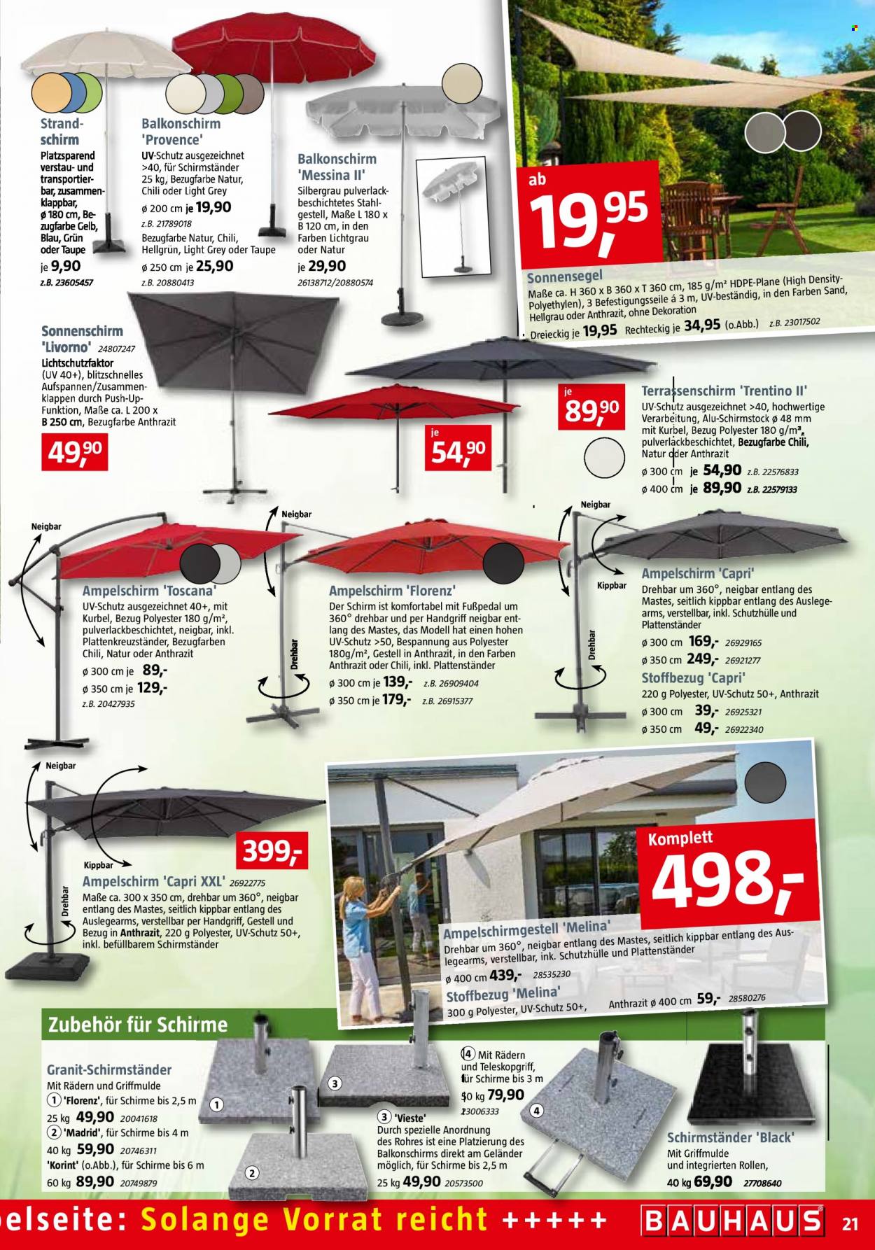 Bauhaus Prospekte  - 4.06.2022 - 2.07.2022. Seite 21