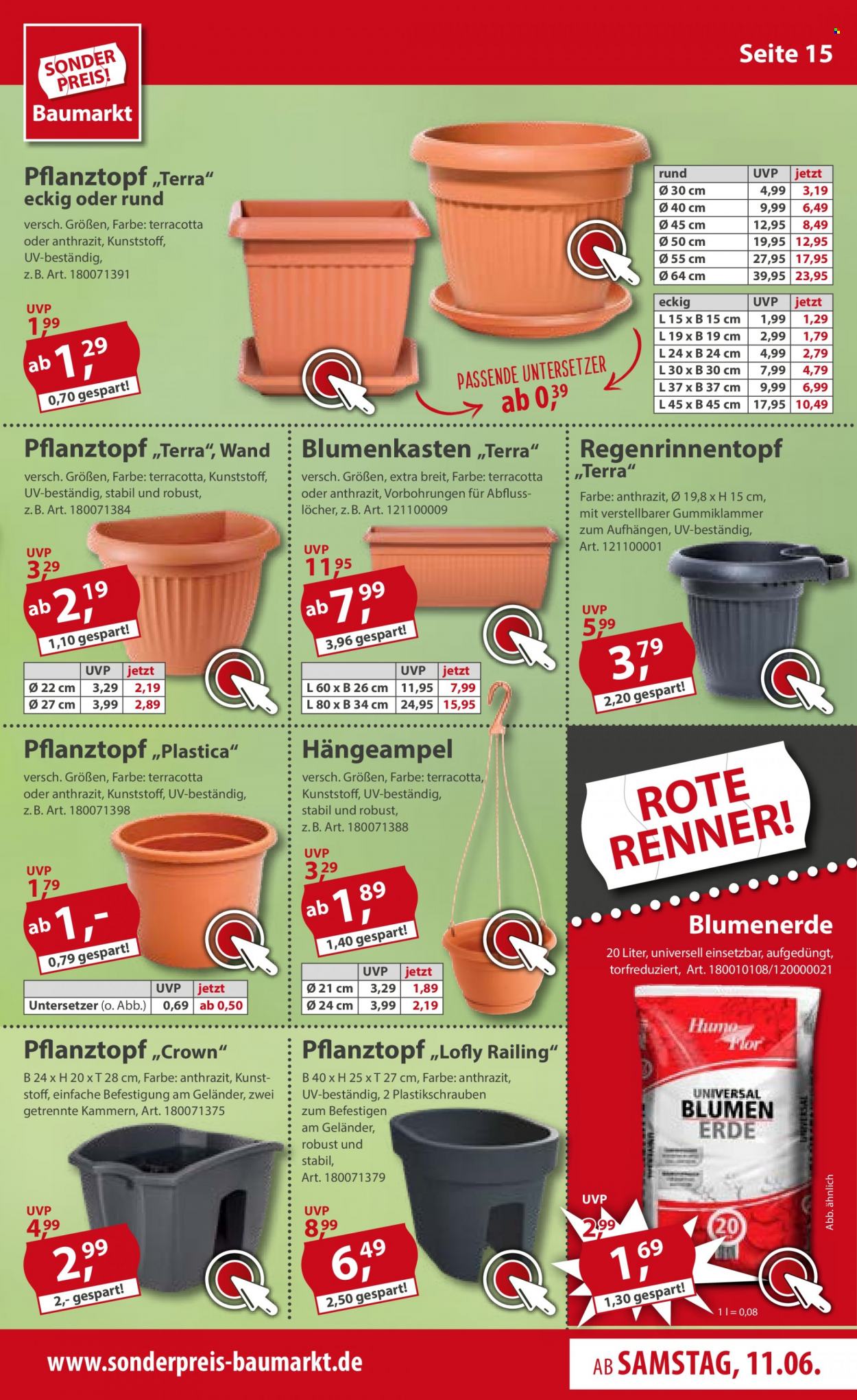 Sonderpreis-Baumarkt Prospekte  - 11.06.2022 - 17.06.2022. Seite 15