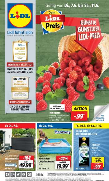 Prospekte Lidl - 7.06.2022 - 11.06.2022.