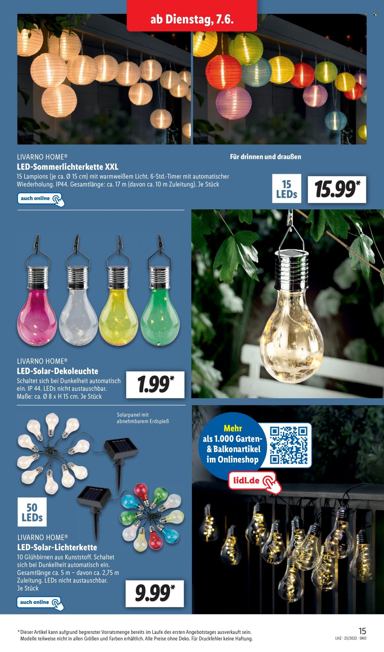 Lidl Prospekte  - 7.06.2022 - 11.06.2022. Seite 15