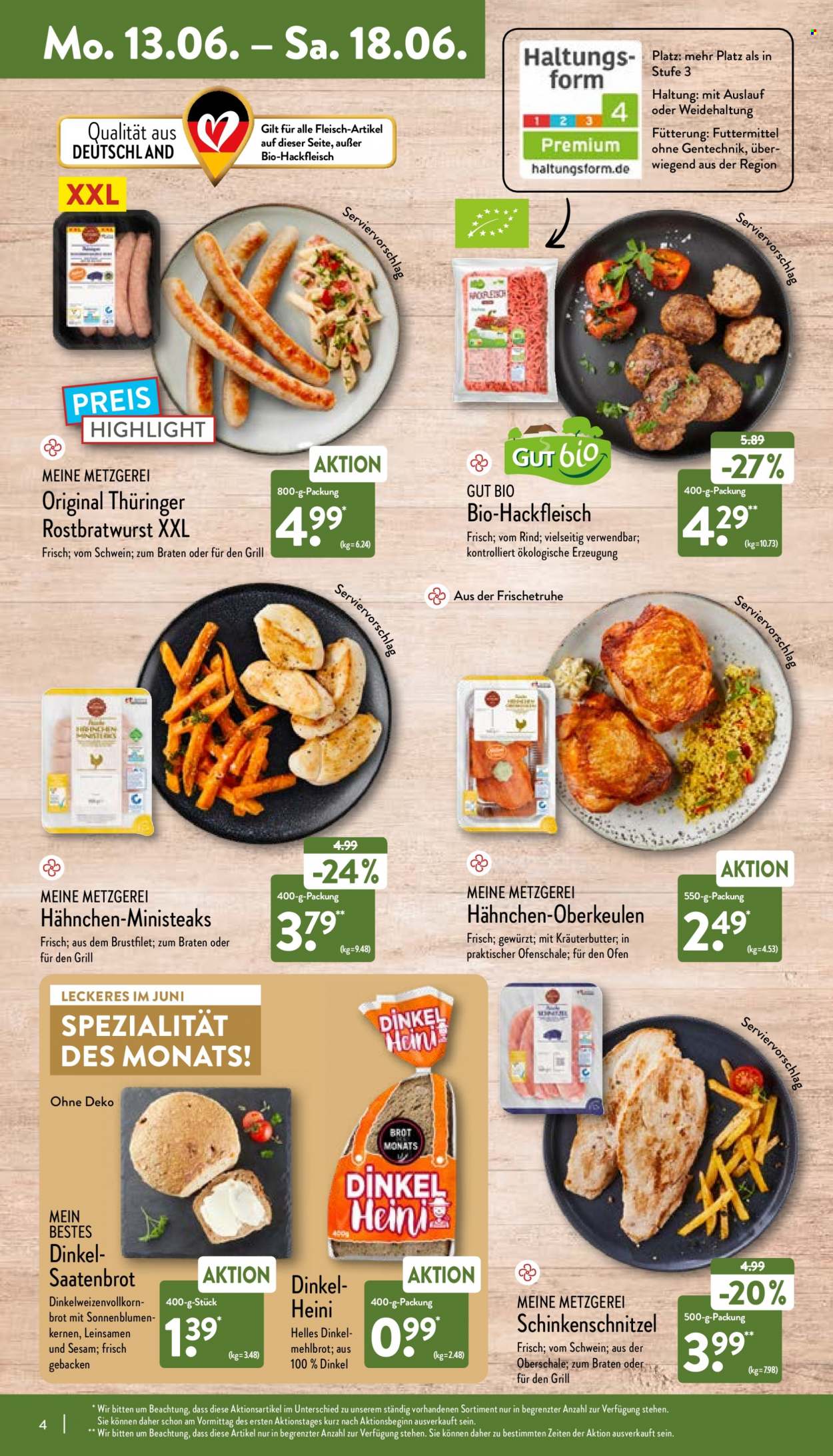 ALDI Nord Prospekte  - 13.06.2022 - 18.06.2022. Seite 4
