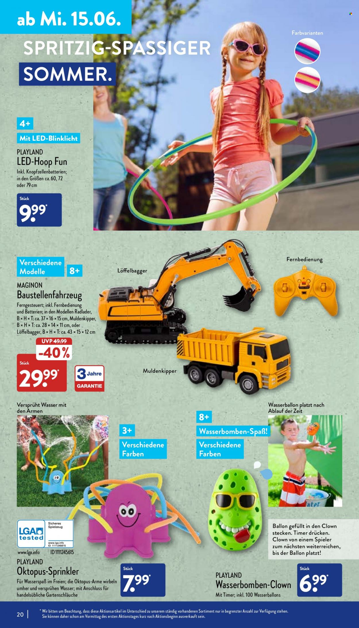 ALDI Nord Prospekte  - 13.06.2022 - 18.06.2022. Seite 20