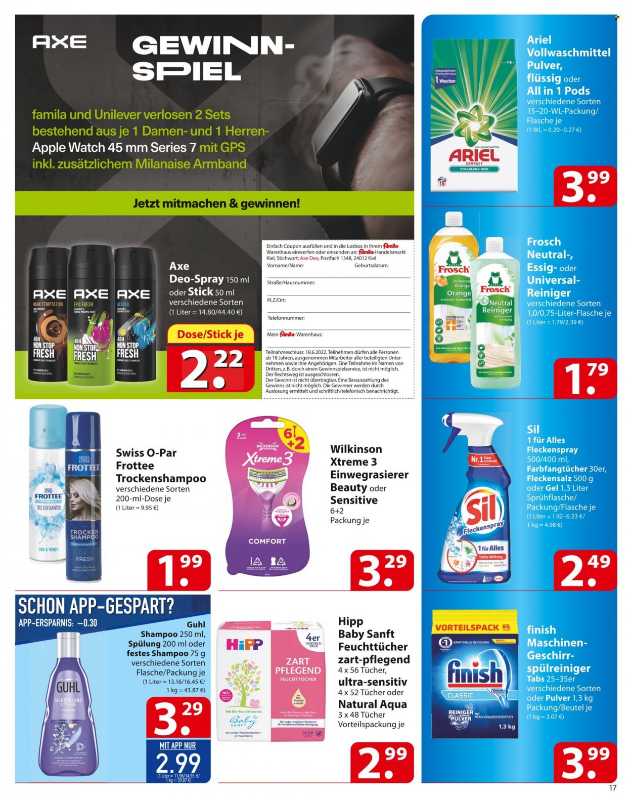 famila Prospekte  - 7.06.2022 - 11.06.2022. Seite 17