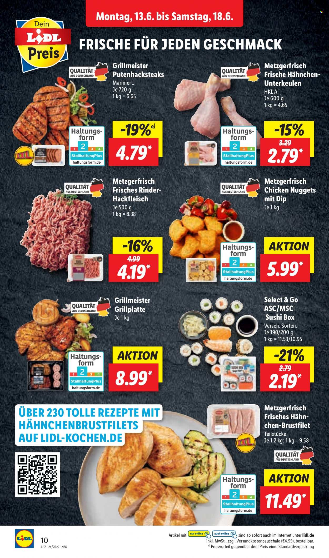 Lidl Prospekte  - 13.06.2022 - 18.06.2022. Seite 10