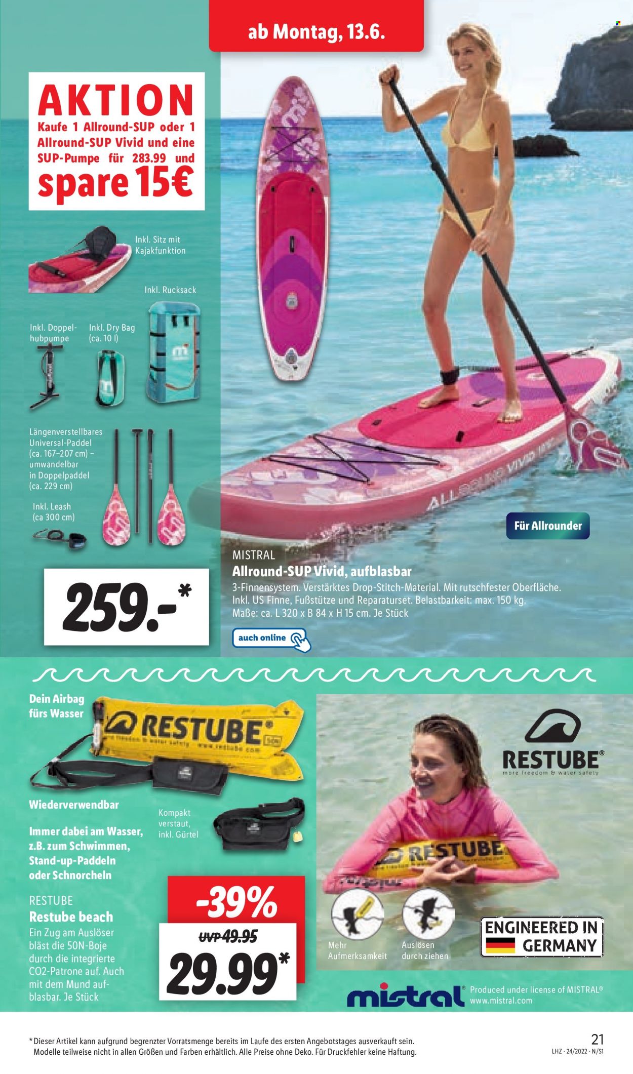 Lidl Prospekte  - 13.06.2022 - 18.06.2022. Seite 21