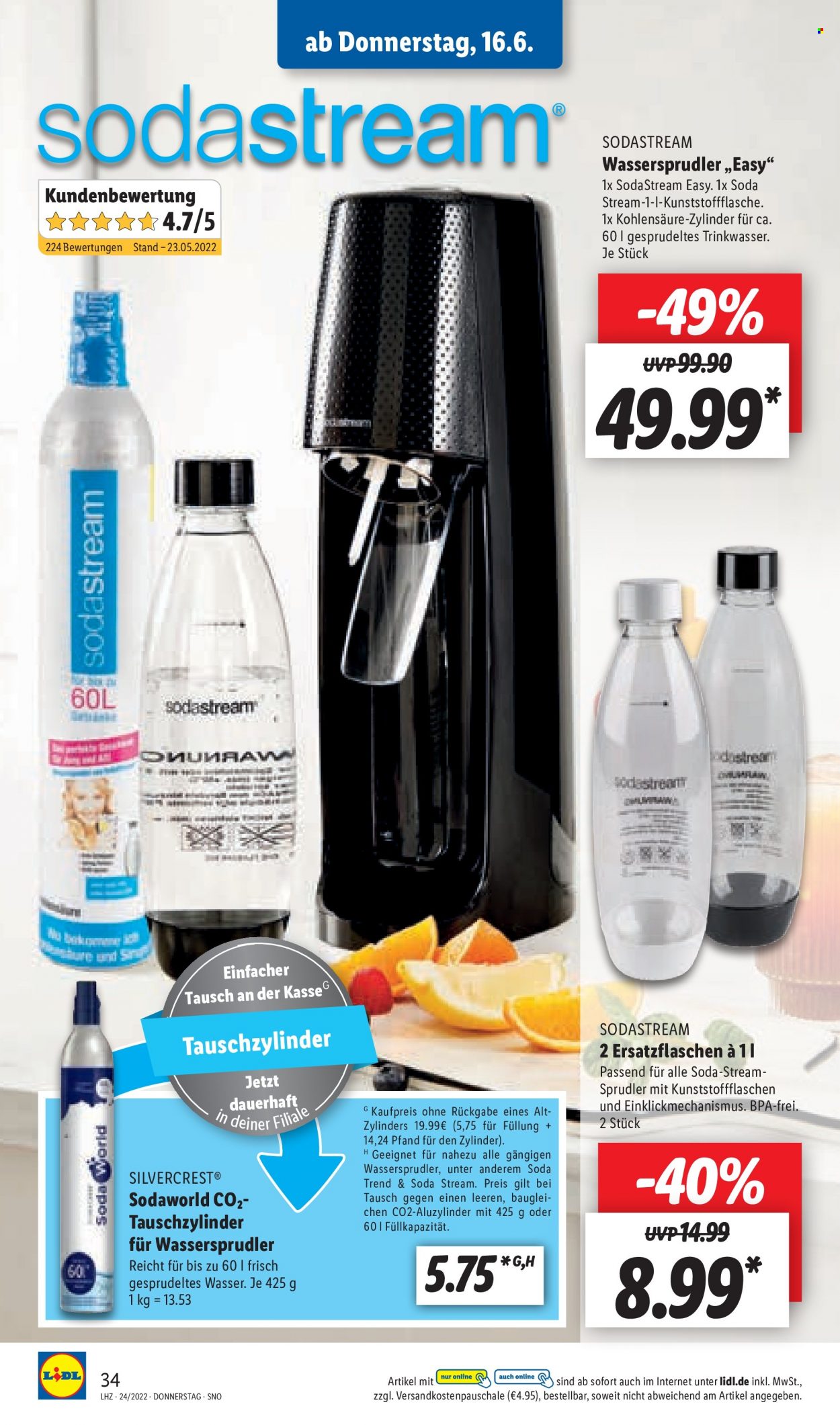 Lidl Prospekte  - 13.06.2022 - 18.06.2022. Seite 34