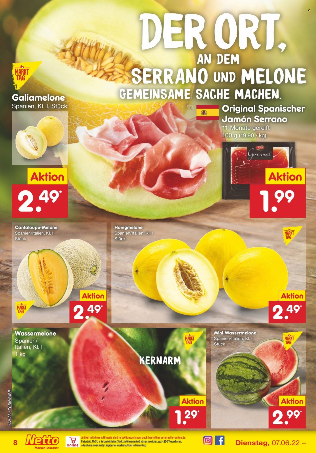 Netto Marken-Discount Prospekte  - 7.06.2022 - 11.06.2022. Seite 8