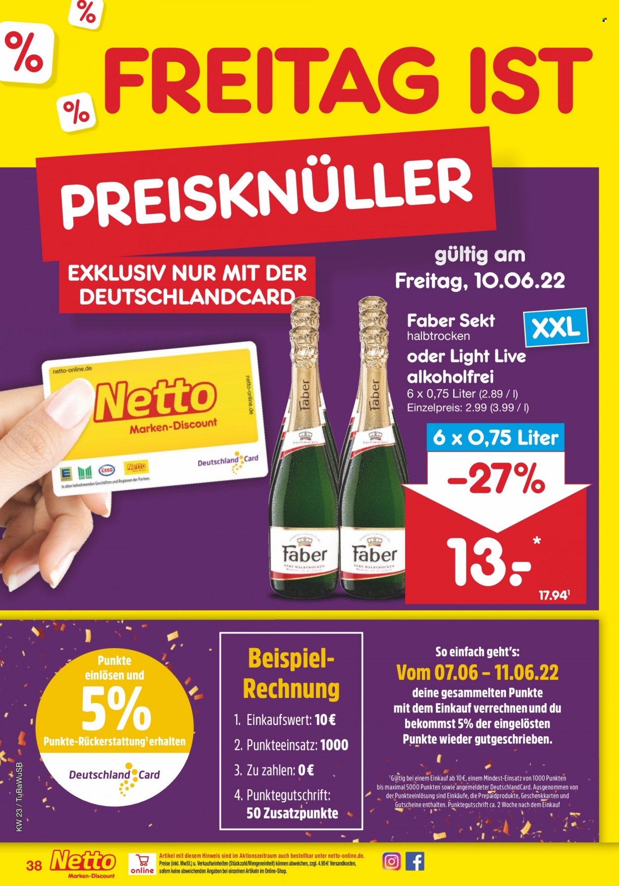 Netto Marken-Discount Prospekte  - 7.06.2022 - 11.06.2022. Seite 38