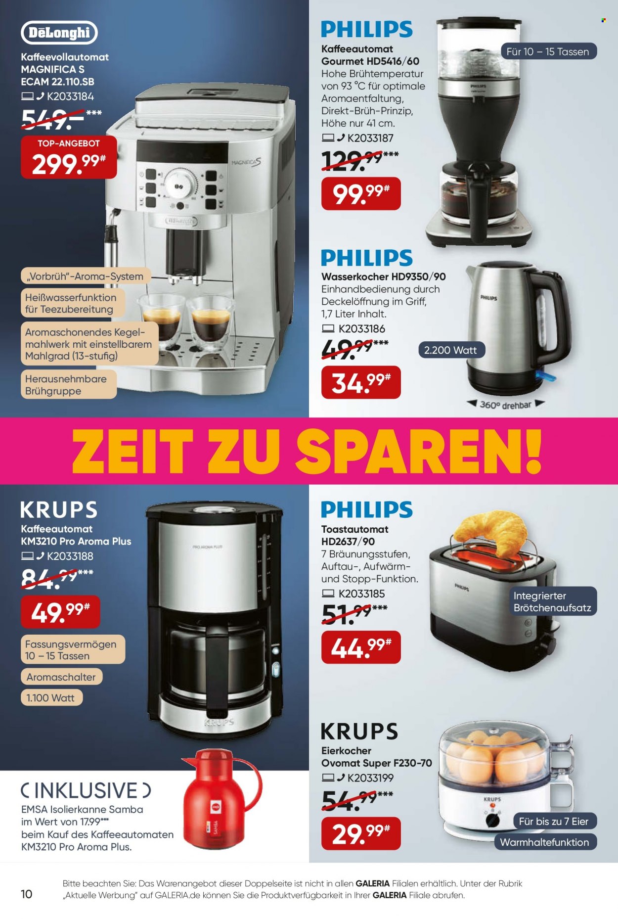 GALERIA Karstadt Kaufhof Prospekte  - 8.06.2022 - 14.06.2022. Seite 10