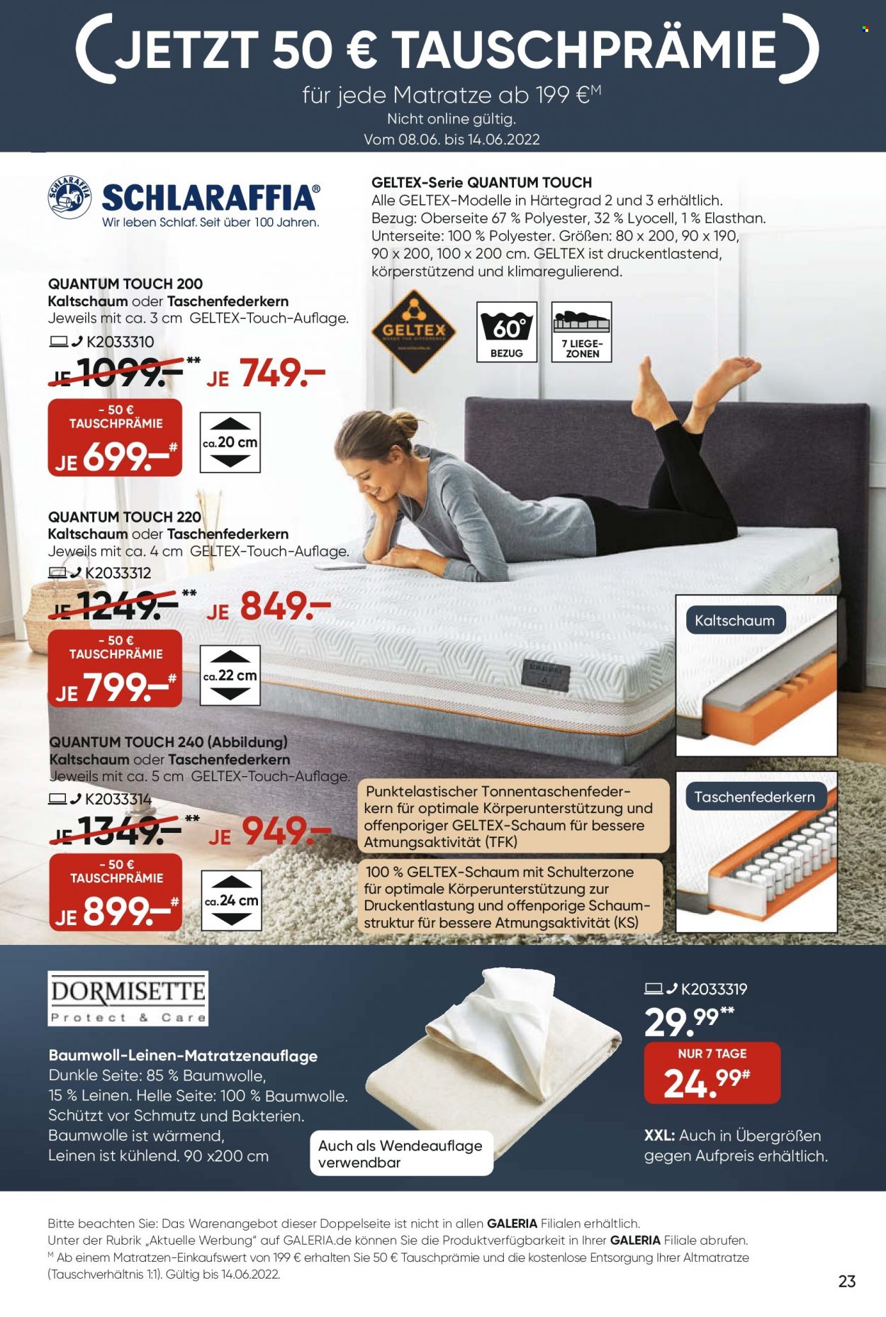 GALERIA Karstadt Kaufhof Prospekte  - 8.06.2022 - 14.06.2022. Seite 23