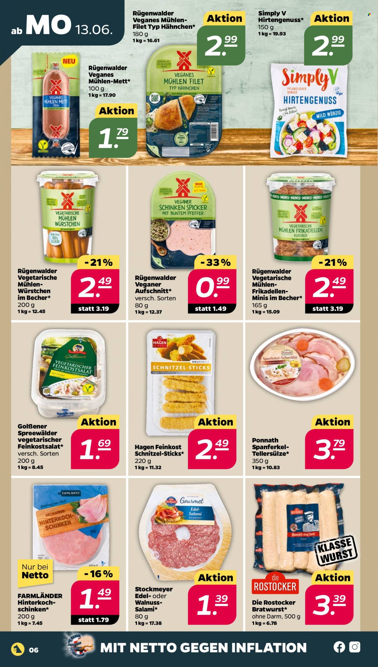 Netto Prospekte  - 13.06.2022 - 18.06.2022. Seite 6