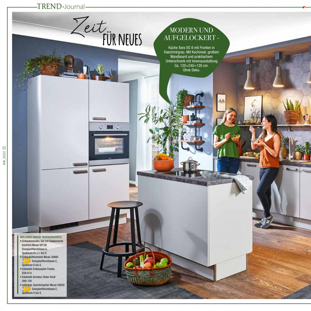 thumbnail - Prospekte Zurbrüggen - 8.06.2022 - 31.12.2022 - Produkte in Aktion - Wandboard, Küchen, Unterschrank. Seite 22.