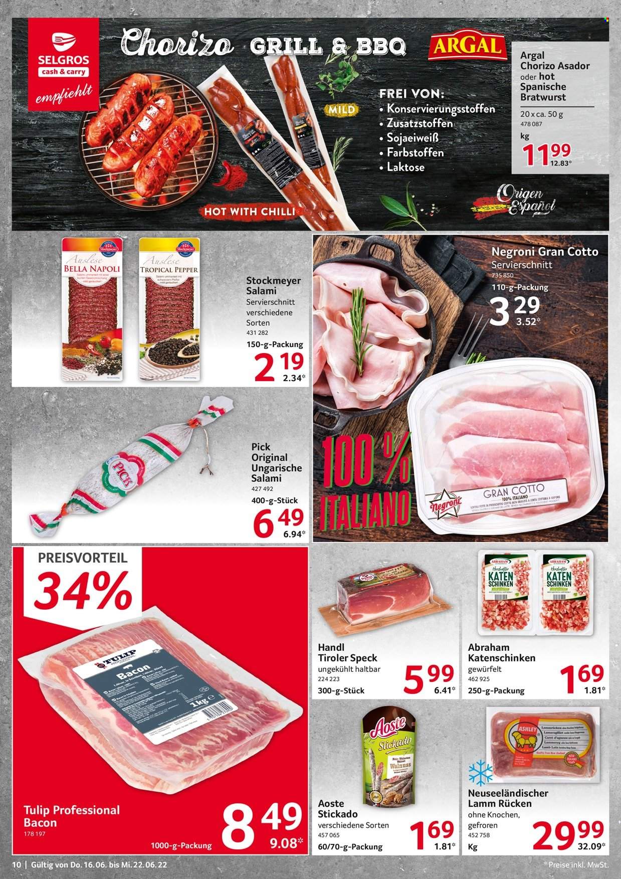 Selgros Prospekte  - 16.06.2022 - 22.06.2022. Seite 10
