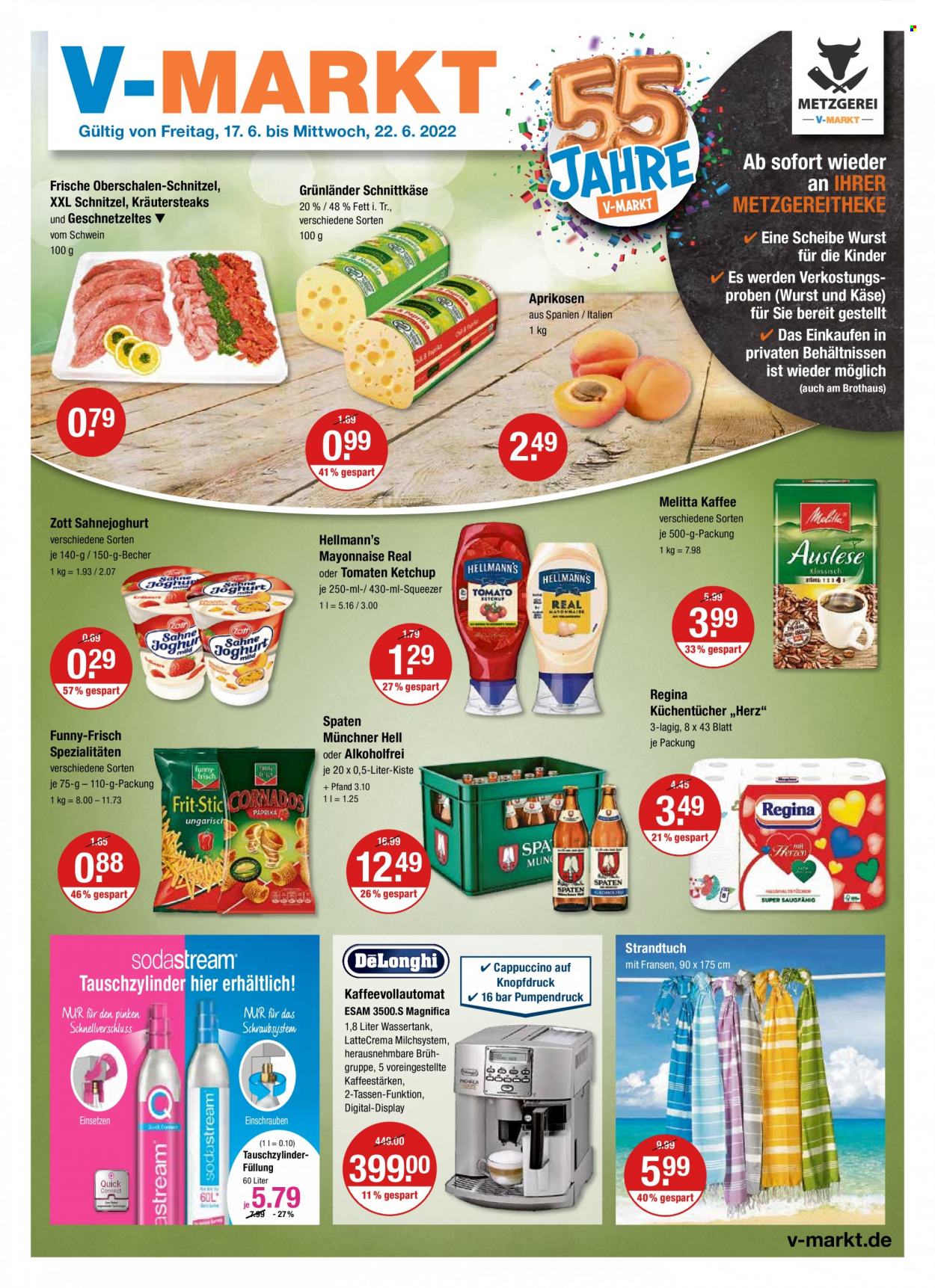 V-Markt Prospekte  - 17.06.2022 - 22.06.2022. Seite 1