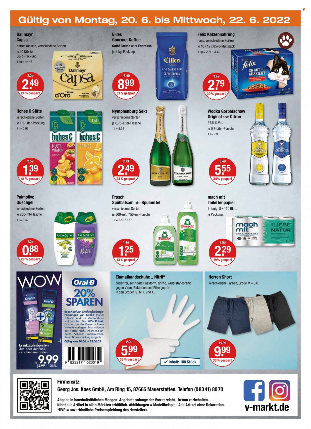 V-Markt Prospekte  - 17.06.2022 - 22.06.2022. Seite 20