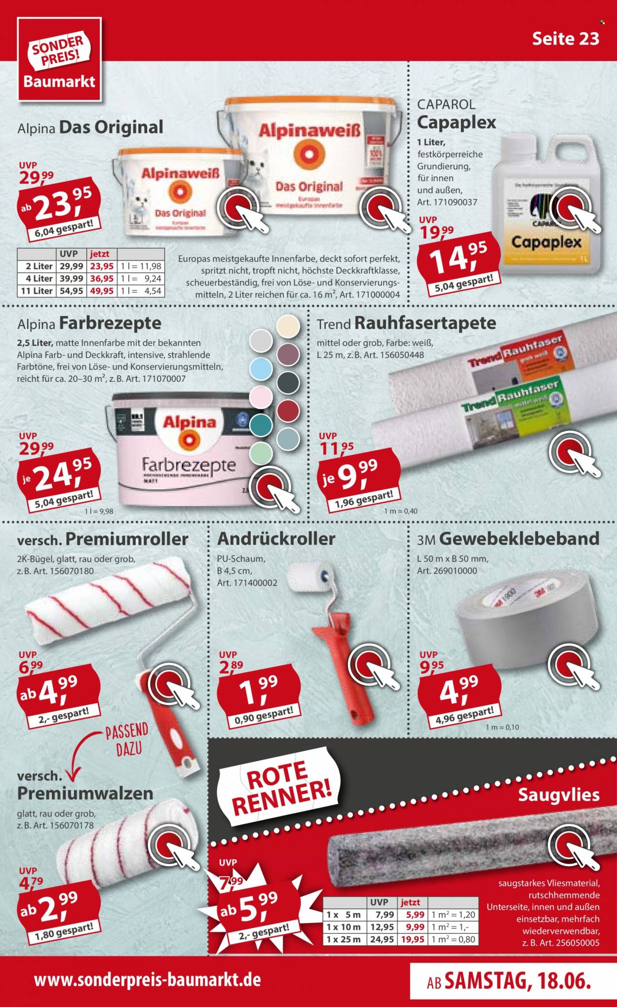 Sonderpreis-Baumarkt Prospekte  - 18.06.2022 - 24.06.2022. Seite 23
