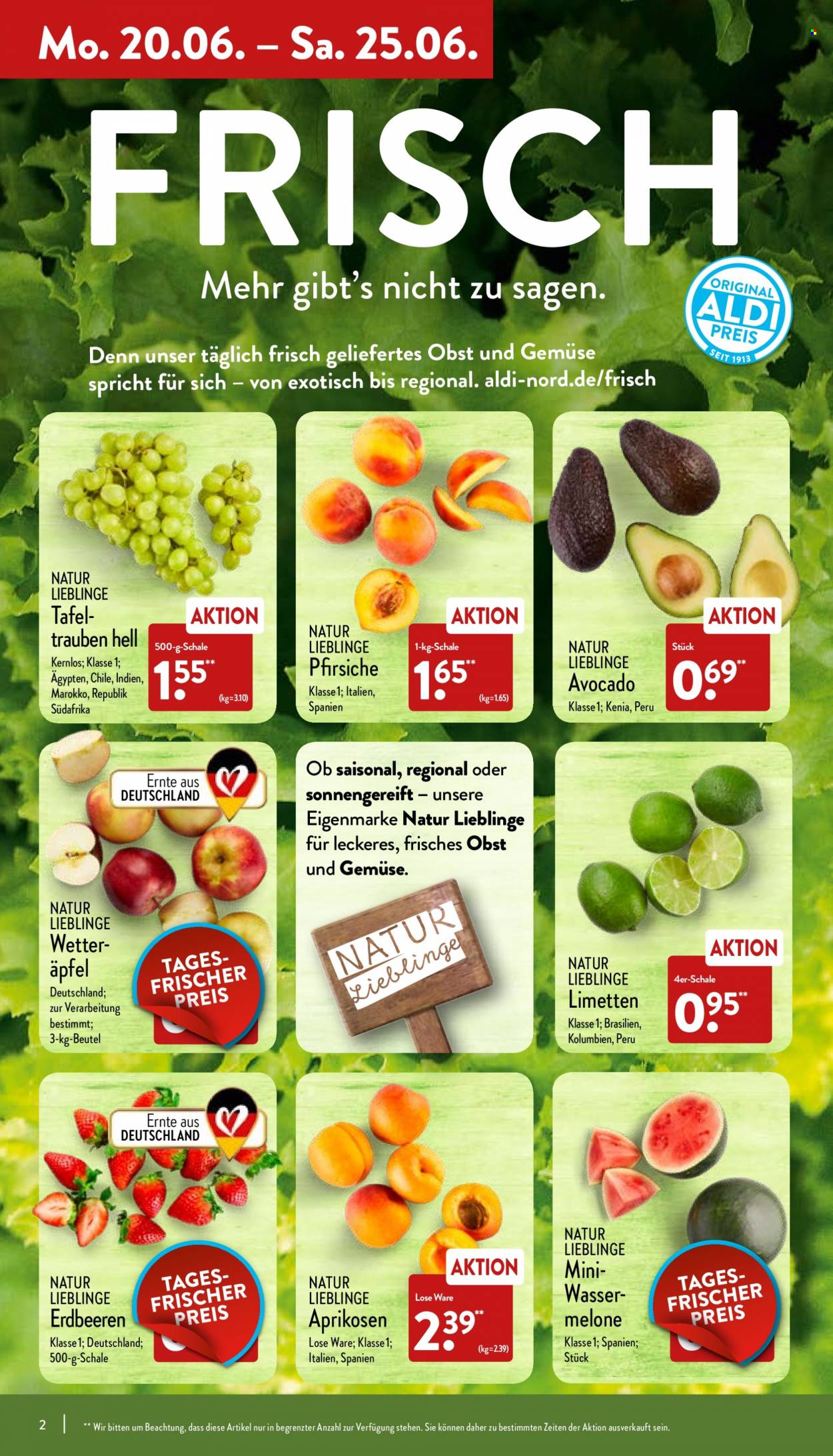 ALDI Nord Prospekte  - 20.06.2022 - 25.06.2022. Seite 2