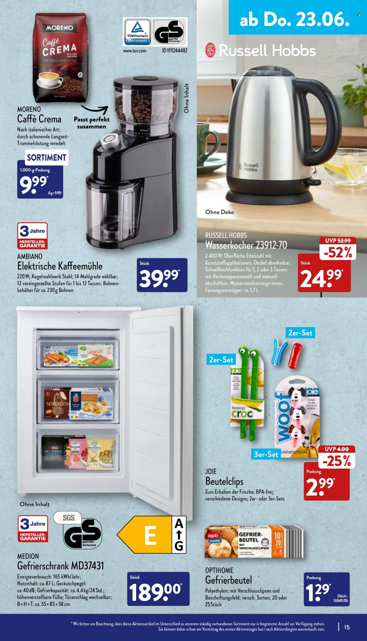 ALDI Nord Prospekte  - 20.06.2022 - 25.06.2022. Seite 15