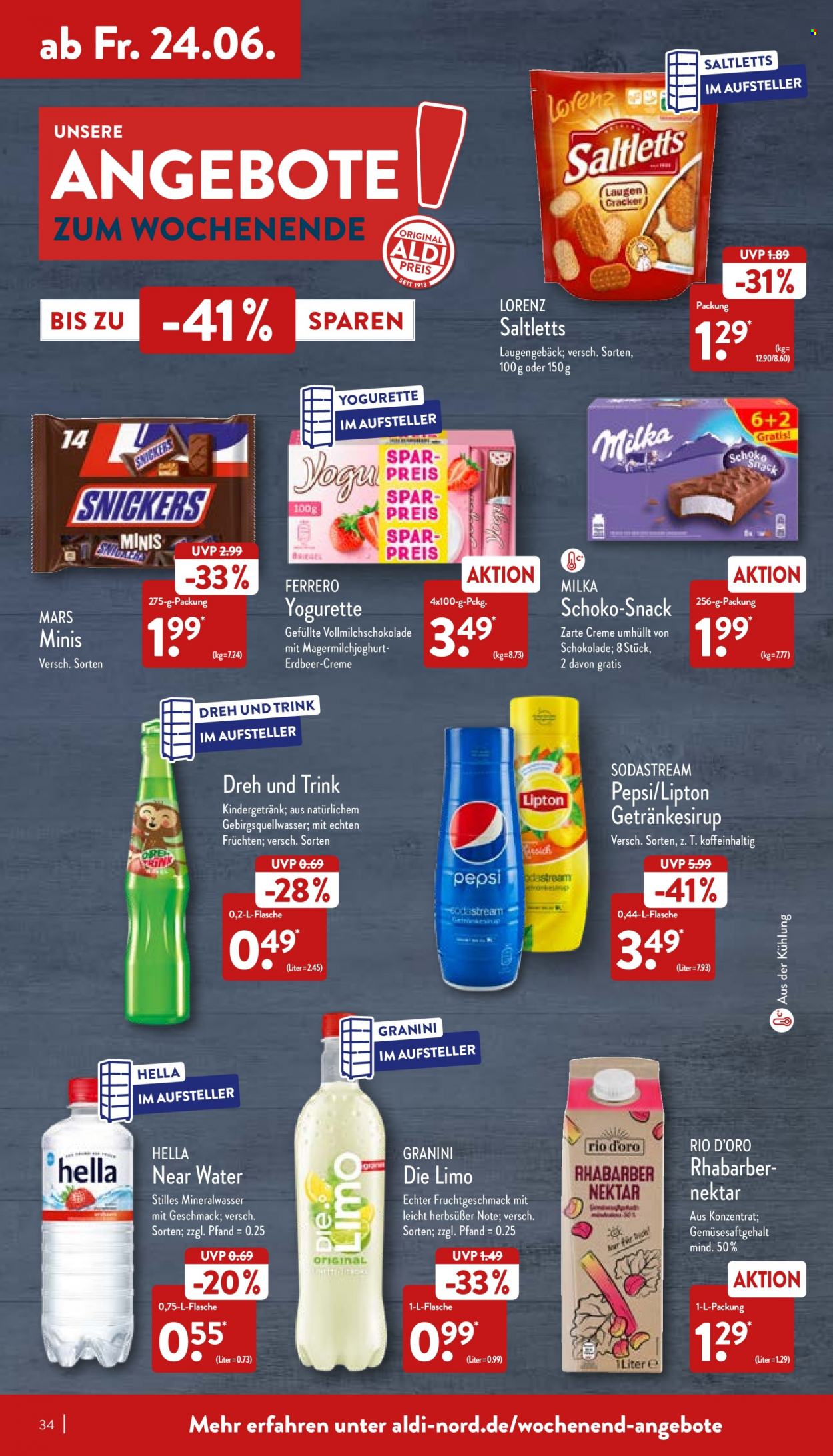 ALDI Nord Prospekte  - 20.06.2022 - 25.06.2022. Seite 34